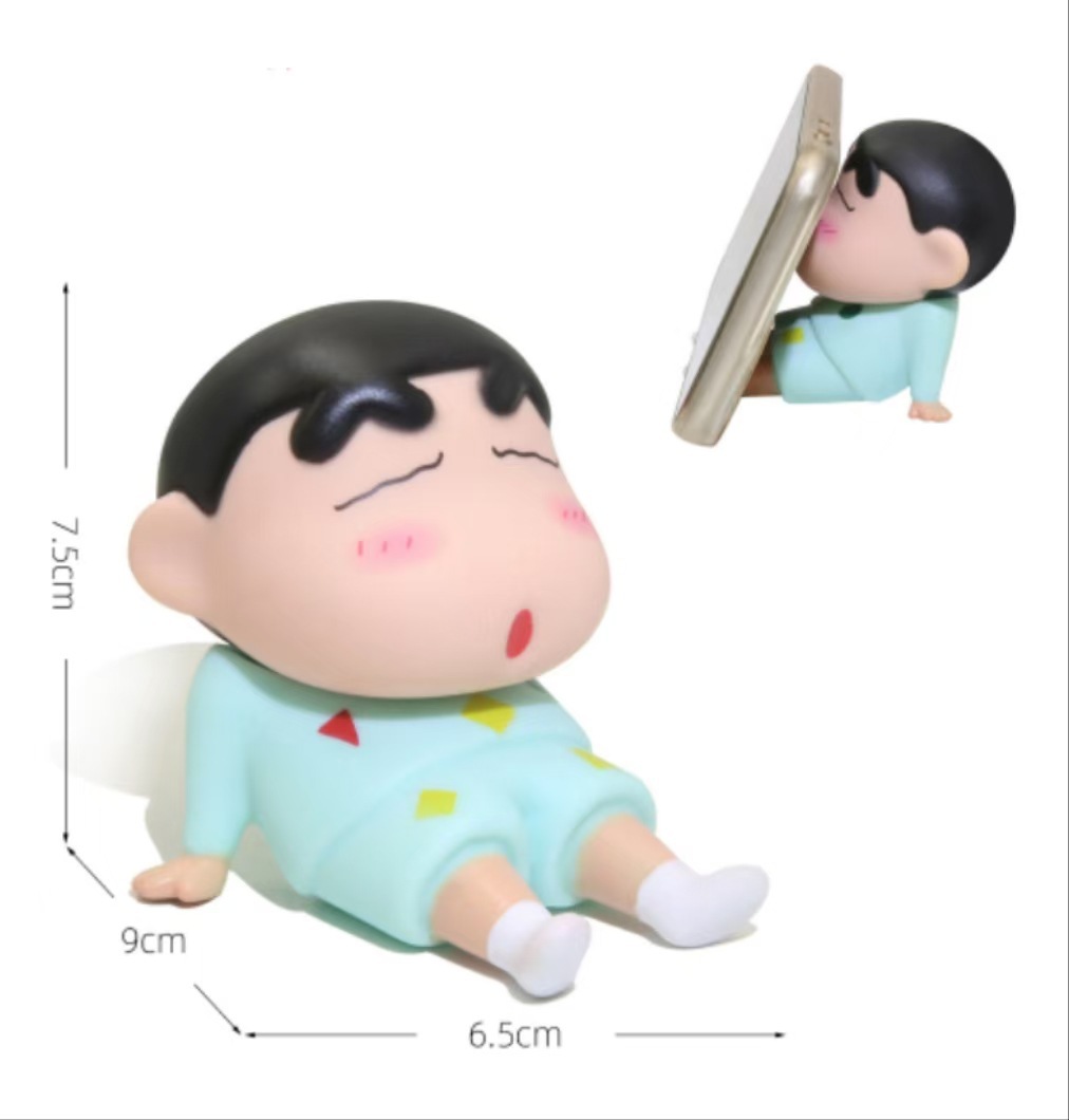 Pijamas clásicos, muñecos pequeños nuevos, soportes para teléfonos móviles perezosos de anime, adornos de escritorio, modelos de figuras de moda