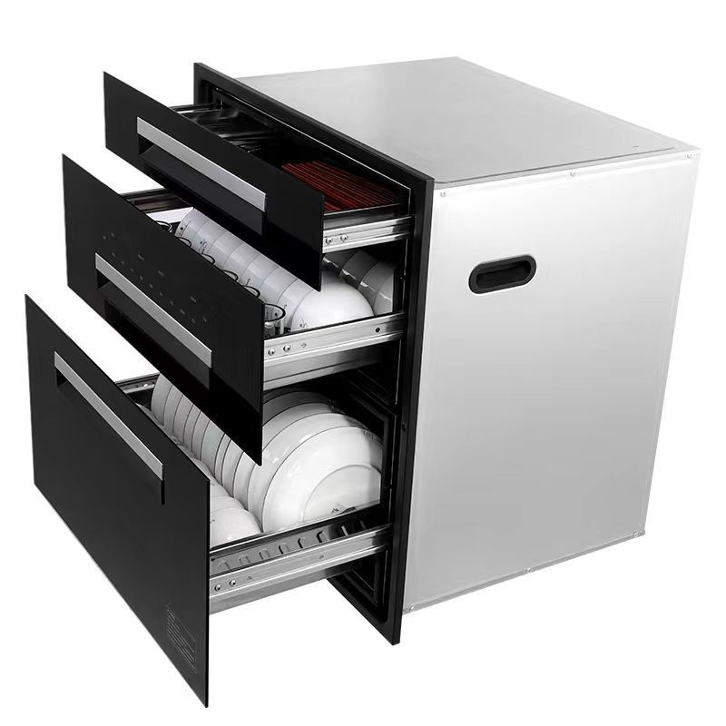 Haotaitai Disinfection Cabinet Household Embedded Kitchen Three-Layer Large Capacity Small Uv Disinfection Bowl High Temperature Drying