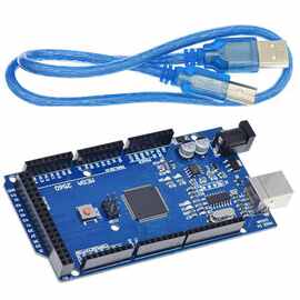 1套 颜色：图片色 材质：PCB MEGA2560 R3 改进版开发板 配数据线