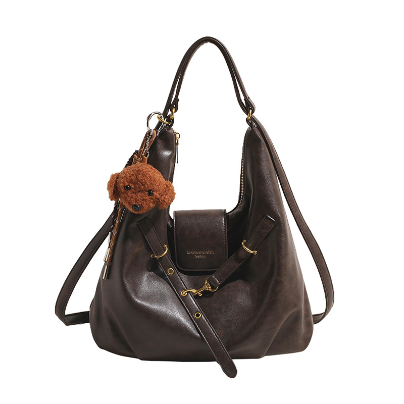 Yadan estilo retro mochila para mujeres 2024 nuevo estilo versátil pequeña función mochila de viaje al trabajo tote