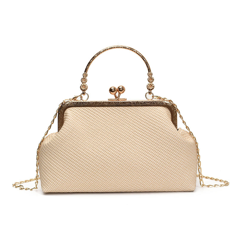 Bolsos de cadena de moda para mujer 2025 primavera nueva tendencia simple bolso de concha de un solo hombro bolso de mensajero casual bolso femenino