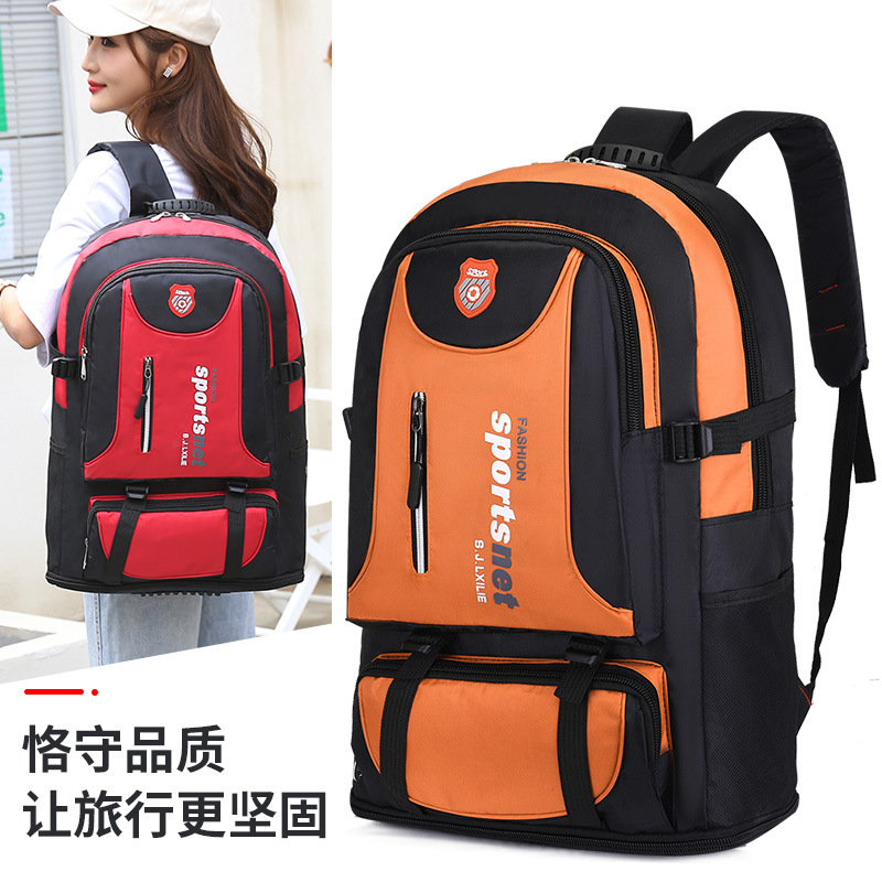 Big capacious wear-resistant sports backpack