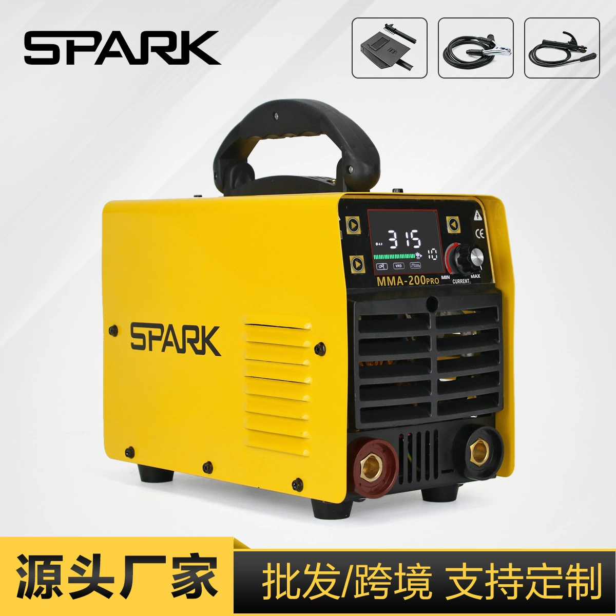 Трансграничный SPARK с высокой нагрузкой 200A сварочный аппарат портативный 220V внешней торговли MMA-200 сварочный аппарат аргон дуговой сварки