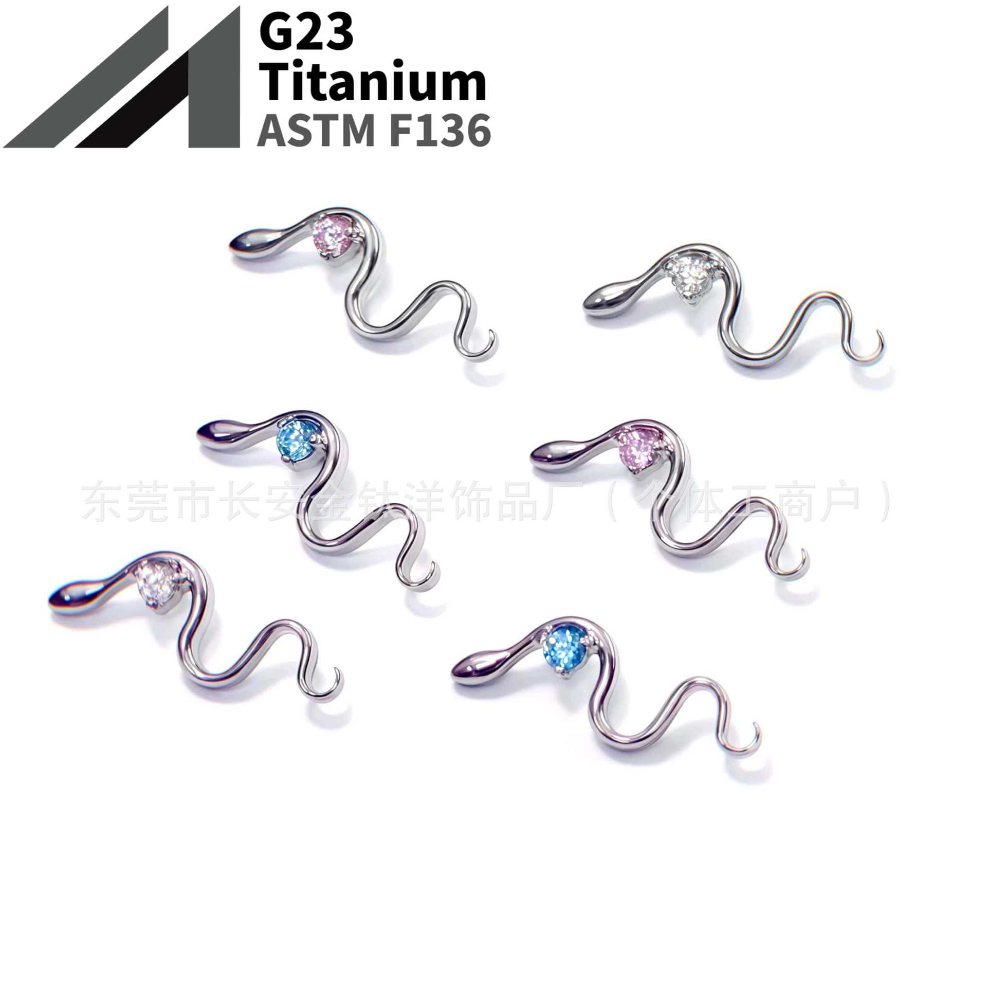 16G labret stud size and finish detail