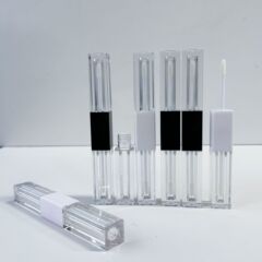 1.5ml*2/3ml*2粉色现货唇彩管包材方形双头二合一遮瑕提亮唇蜜瓶