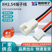 厂家供应 XH2.54端子线  接线端子单头2P端子线 2.54mm间距