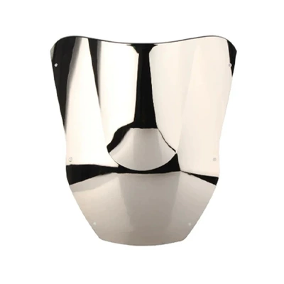 for Kawasaki Zx12R: Motorcycle front windshield - 06040030-silver-plated