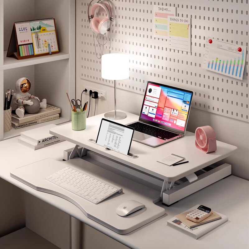 Standing Liftable Desktop Workbench Folding Desktop Computer Table Notebook Desk Special Heightening Bracket