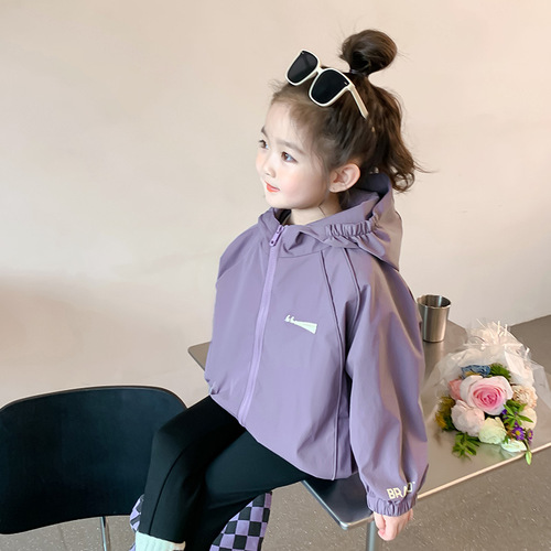 Girls Spring Jackets 2024 New Korean Style Baby Girl Spring Tops Girls Jackets Spring Children's Jackets