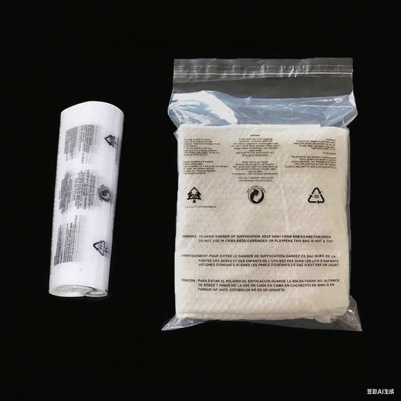 Double layer 8 silk (warning); PE; 20*25