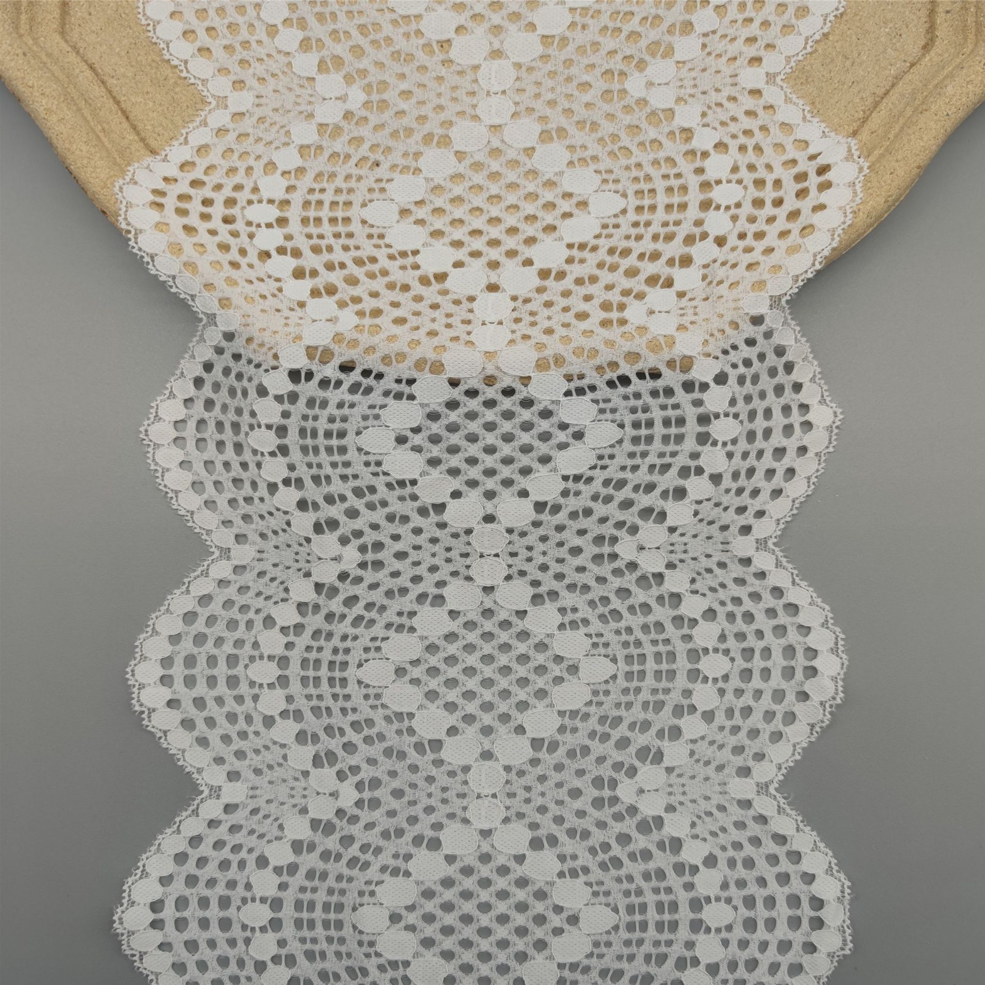 21.5cm现货精美弹力蕾丝花边 服装辅料diy蕾丝花边 锦氨弹力花边