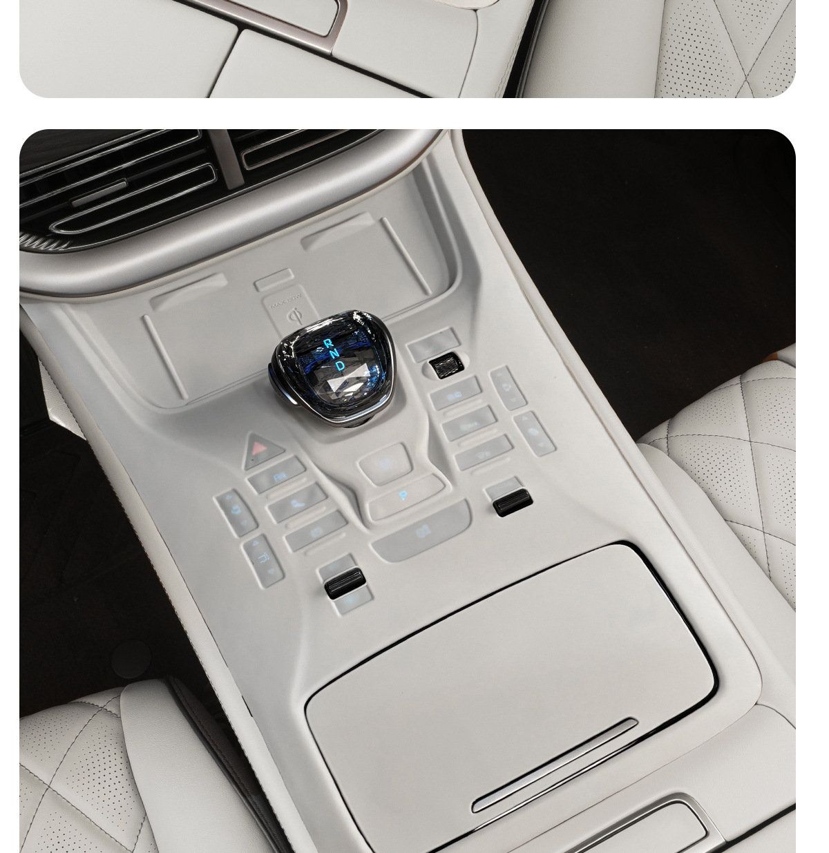 24 Models Suitable for Denza D9 Central Control Panel Silicone Pads, Gear Shift Button Protection, Interior Special Products, Anti-Reflective
