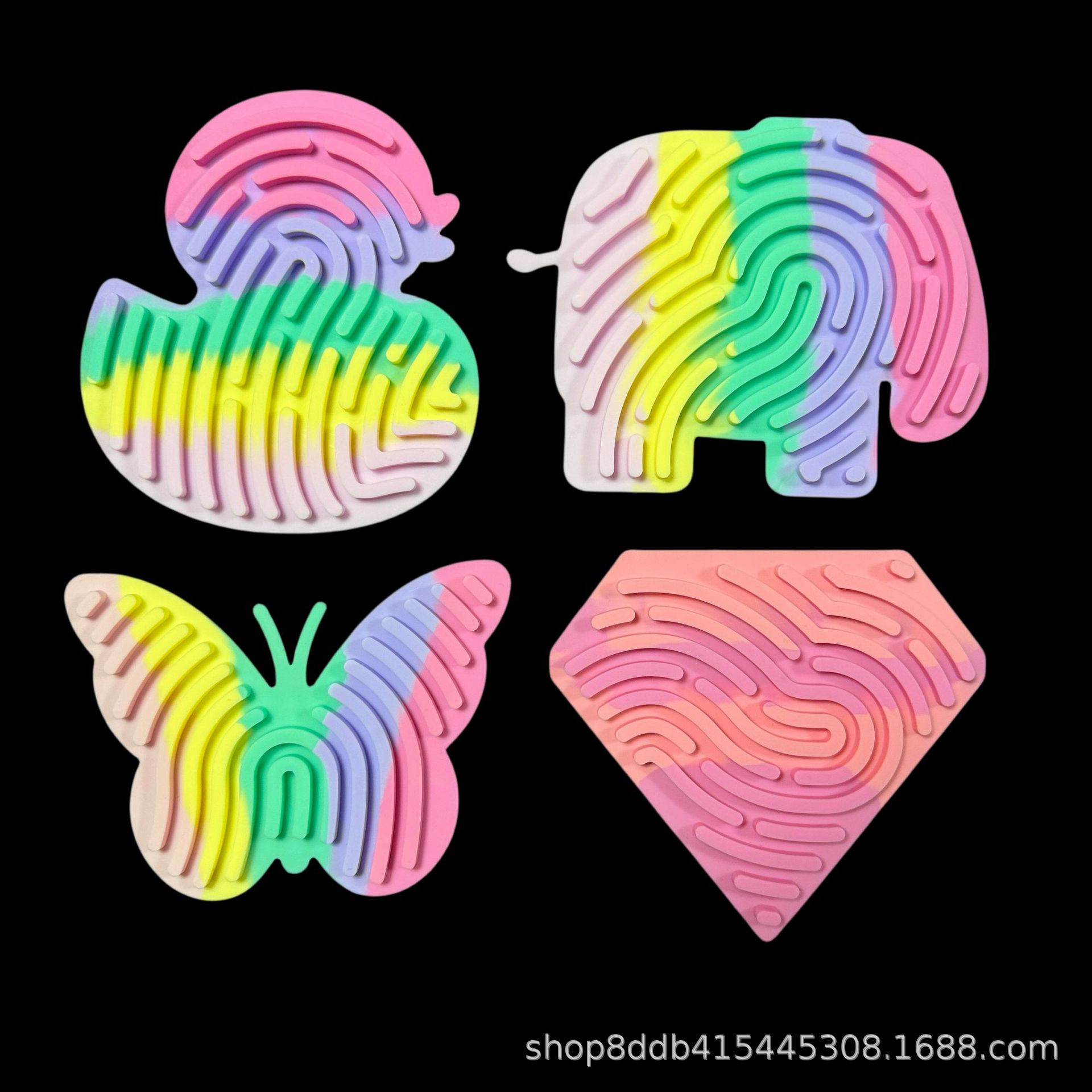 Hot selling sensorial board puede jugar la fábrica de la fuente de la nueva reducción de presión de silicona puzzle sensorial board nuevos juguetes transfronterizos