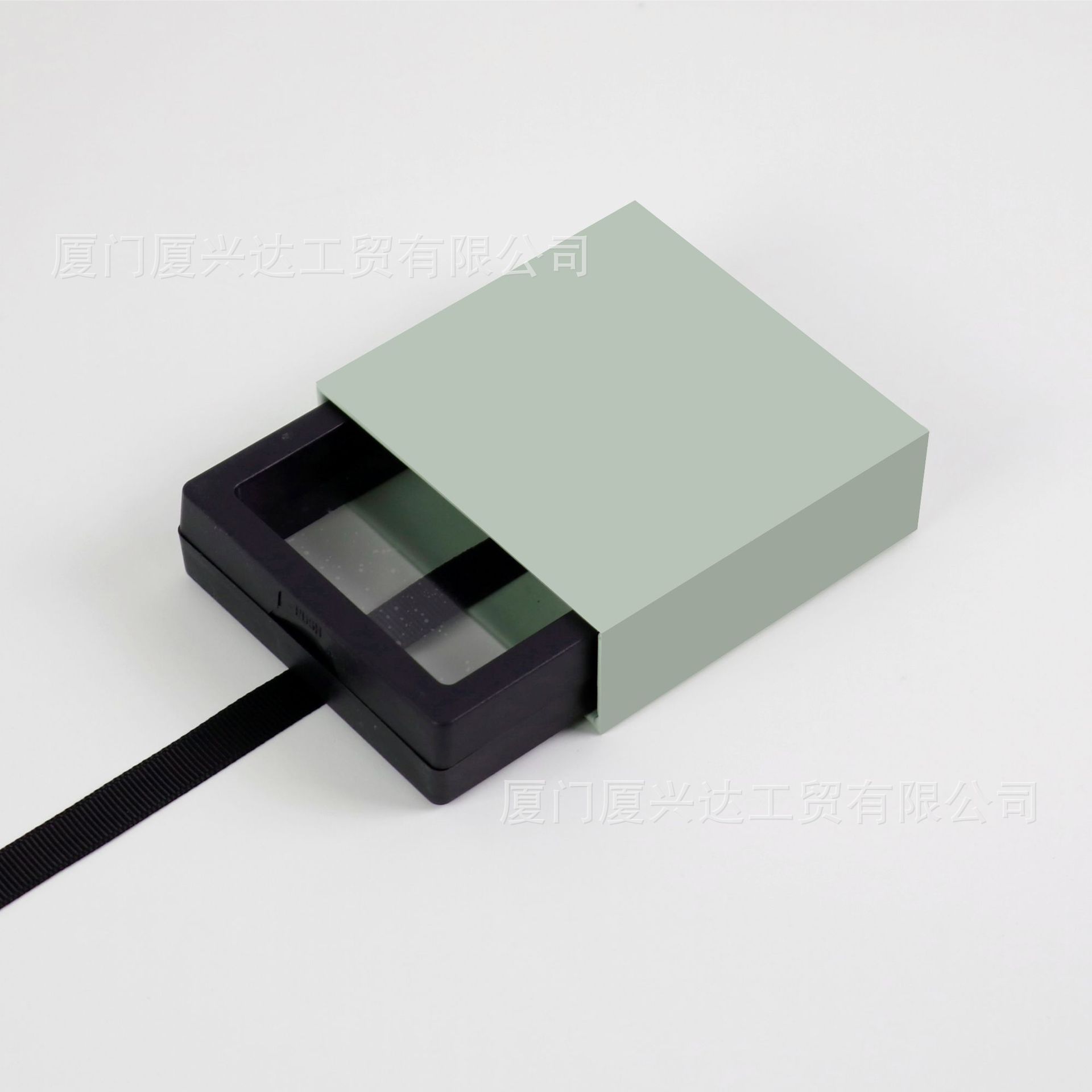 스모크 그린(검은색 내부 상자 포함), 7*7*2cm