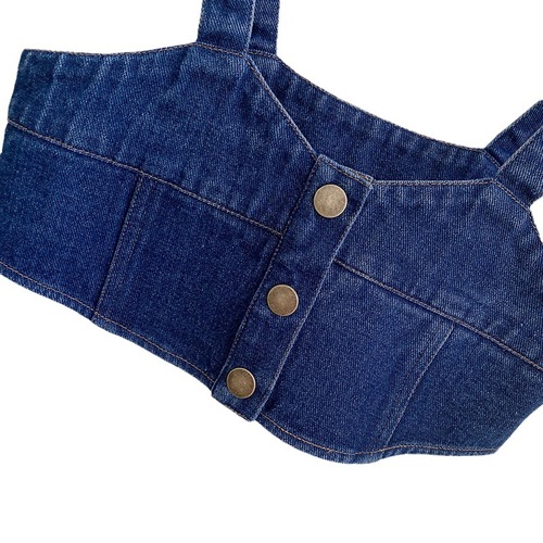 Korean-style girls' set  spring and autumn baby girl tank top and jeans two-piece set straight-leg pants trendy