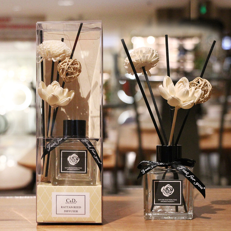 Perfume Essential Oil Set Hotel Rattan Household Indoor Fragrance Non-fire Aromatherapy Ornaments Lasting Fragrance Fresh Air