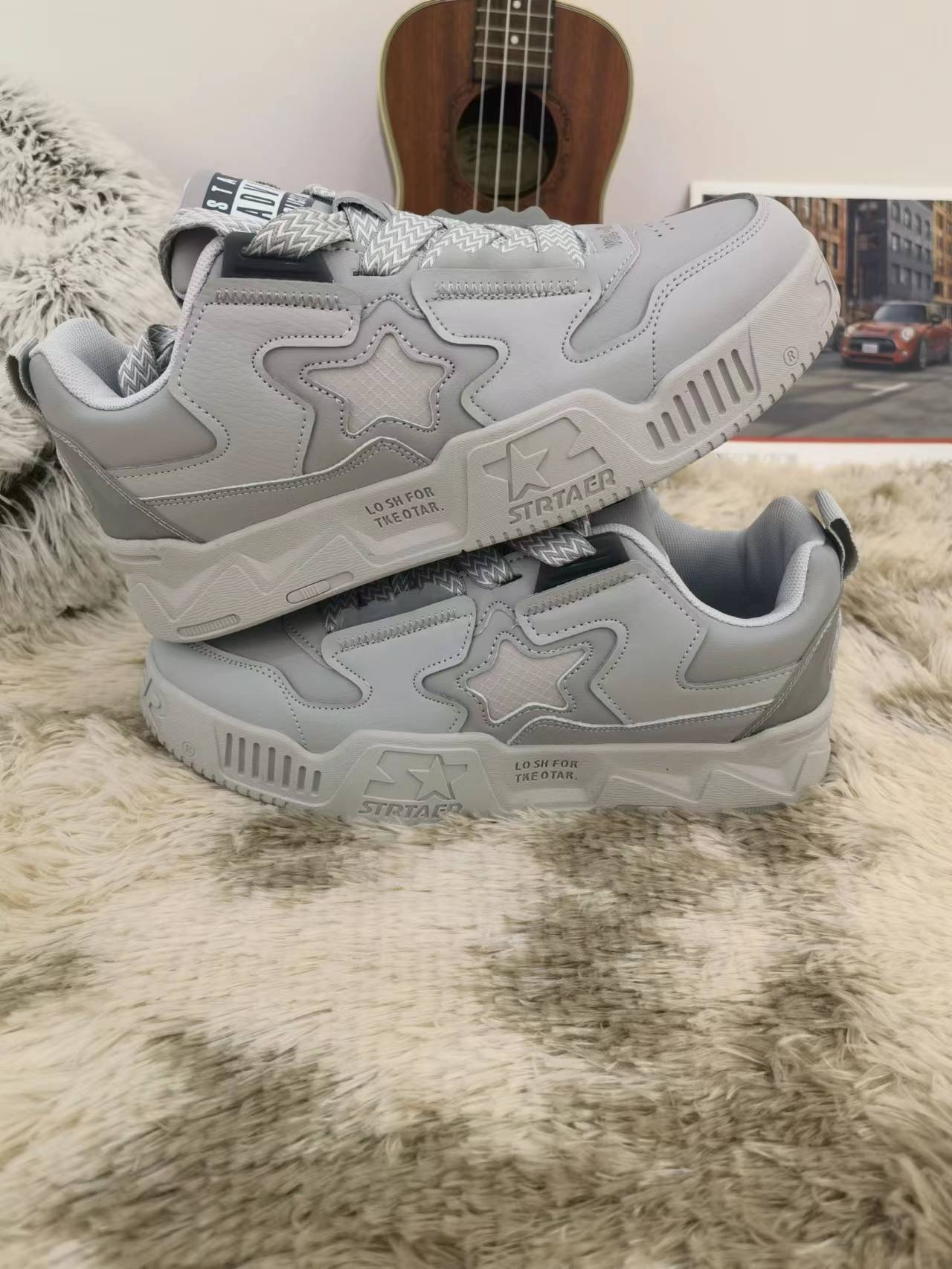 Dickbesohlte, erhöhte Skateschuhe für Herren, nationaler Trend, Nischendesign, atmungsaktive Paar-Freizeitschuhe, Retro-Sneaker_voghion.com