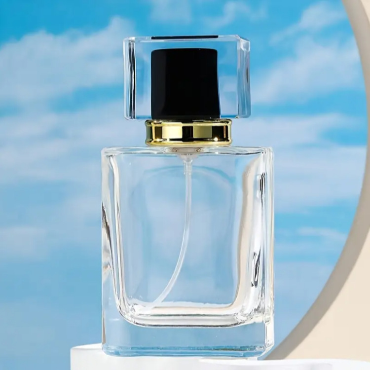 50ML高档香水分装瓶螺口香水瓶加厚玻璃喷雾瓶香水分装空瓶