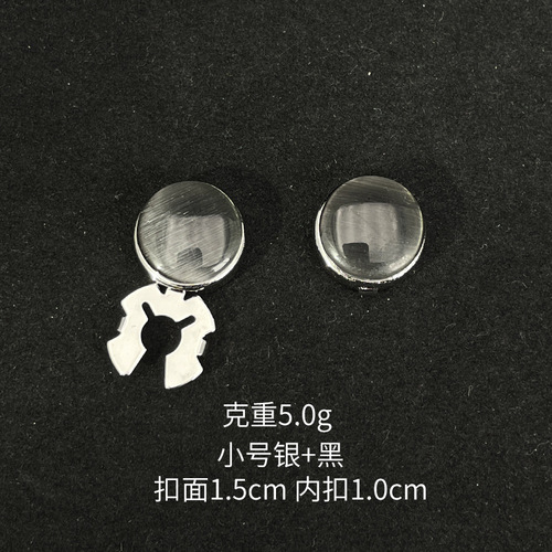 cufflinks round natural opal cufflinks DIY handmade creative logo men's shirt button box French style