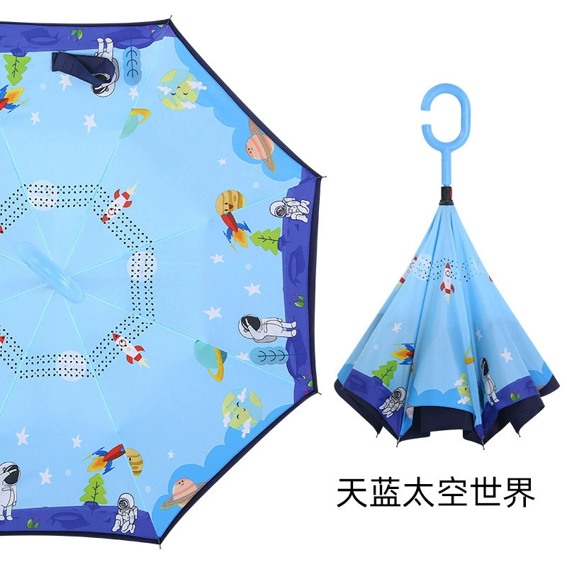 Children's cartoon handle, umbrella for students, custom-made