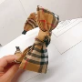 手工格子时尚简约头箍
