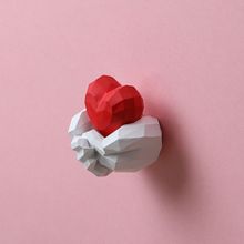 新款手捧爱心几何块面冰箱贴磁贴磁力贴吸铁石个性创意文创产品