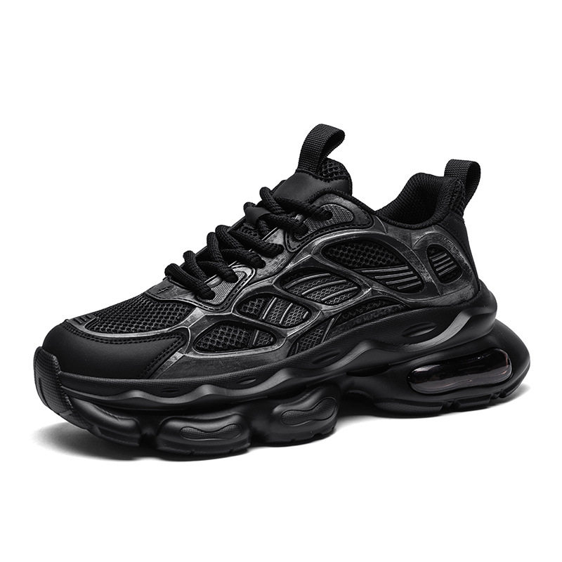 Giày sneaker nam cổ thấp buộc dây đế dày bọc da phong cách thời trang, giày thể thao tăng chiều cao — Cà phê ZS-F 8965m, ZS-F8965 Xingka, ZS-F8965 màu đen