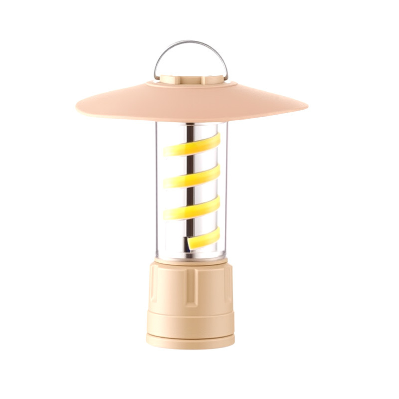 Nuevas luces de campamento transfronterizas Linterna de iluminación exterior para puestos Lámpara de tienda portátil Carga multifuncional Lámpara de ambiente de campamento