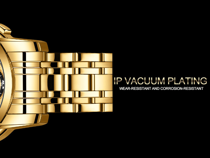 Jahr Sonne Mond Stern Herrenuhr Hohlkalender Tourbillon Quarz wasserdichte Uhr Herrenuhr_voghion.com