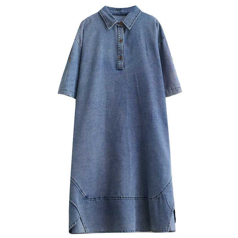  夏  M-2XL 大きいサイズ ワンピース