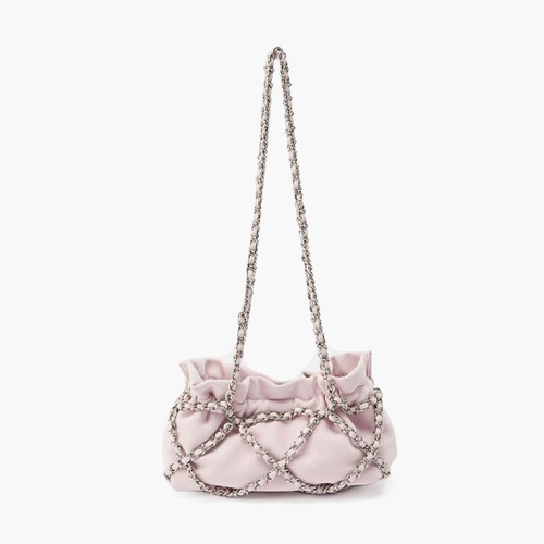 Designer Chain Shoulder Bag for Women,  New Trendy and Elegant Candy Color, Versatile Polka Dot Chain Top Handle and Crossbody Bag