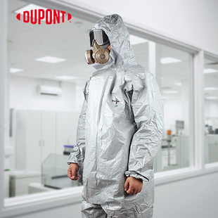 DuPont Tychem Siamese Protective Clothing 6000 Industrial Breathable Laboratory Anti-Organic and Inorganic Chemicals Dust