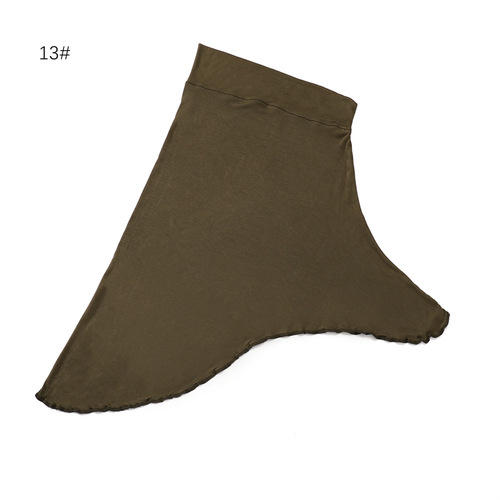 Cross-border new solid color modal elastic pullover multi-color bottom hat autumn and winter warm mercerized cotton soft cap