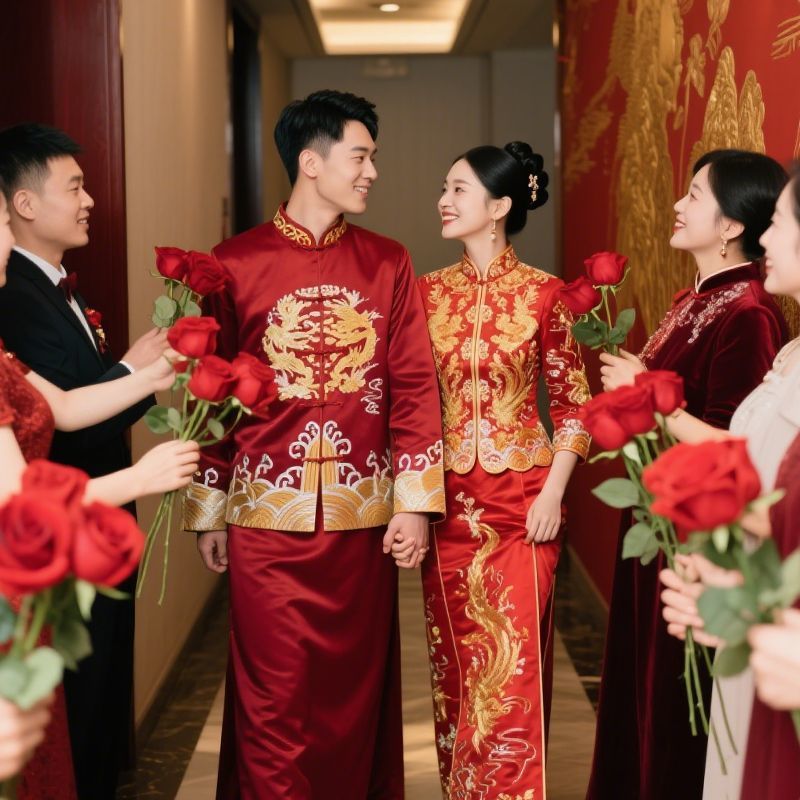 结婚新郎娶亲创意堵门道具一路生花仿真玫瑰花婚礼文明接亲小游戏|undefined