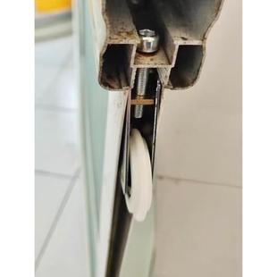 Titanium Alloy Wheel Roller Lower Wheel Track Sliding Door Kitchen Partition Door Bathroom Door Bearing Wardrobe Pulley