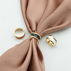 Manufacturer's simple scarf buckle wholesale multi-functional dual-purpose clothing small square scarf buckle shawl anti-slip buckle