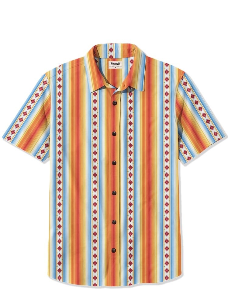 Sencillo contraste color rayas impresión 3D transfronterizo Xiyin venta caliente verano hawaiano vacaciones camisa pantalones cortos traje