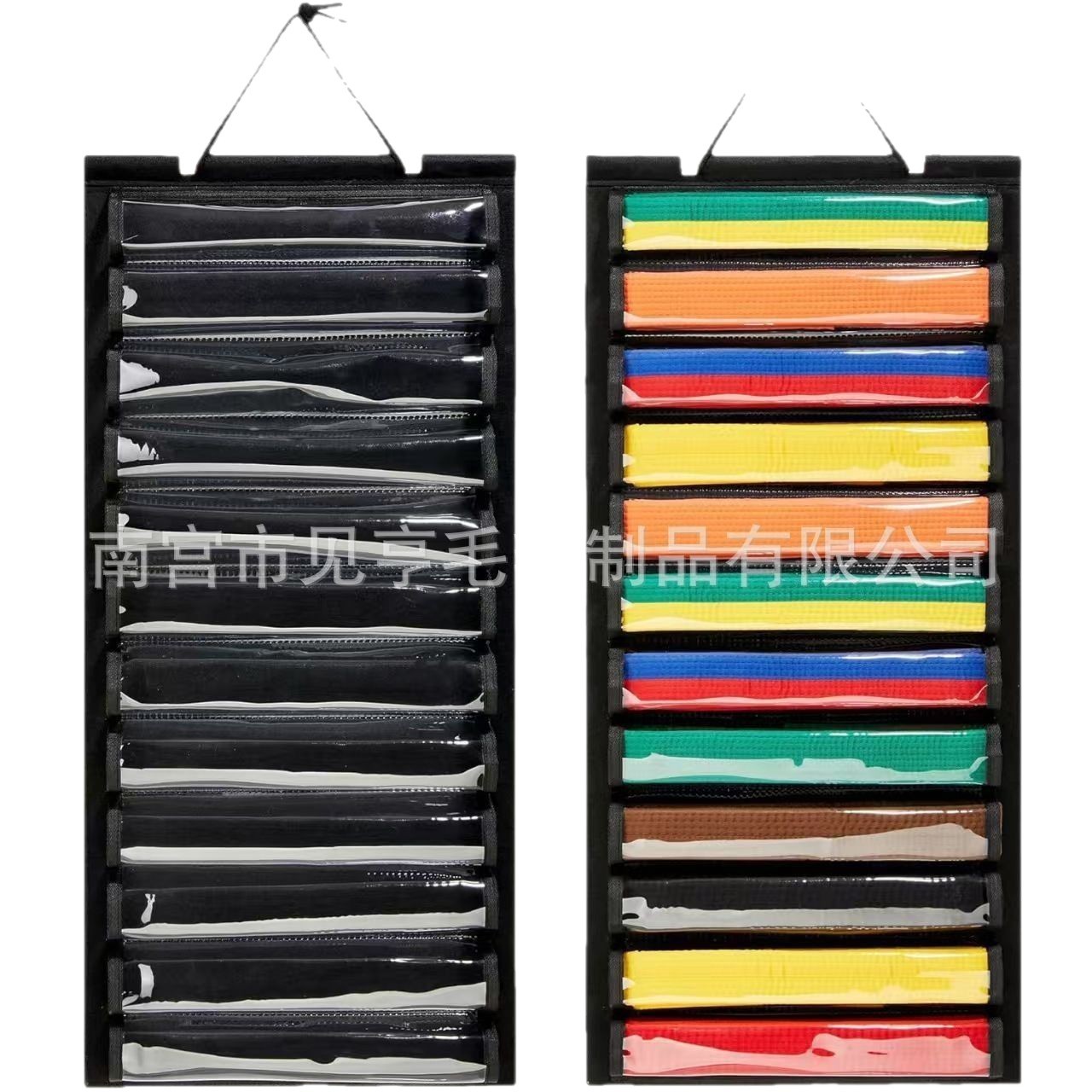 Taekwondo Belt Display Rack Hanging Belt Medal Storage Wall Hanging Bag Karate Taekwondo Supplies
