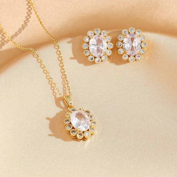 Golden zirconium, set