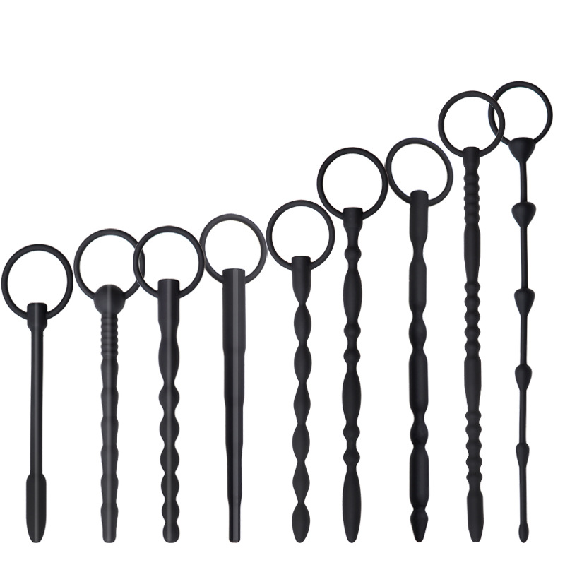 Hollow Silicone Urethral Dilator Stick, Male Sound Bead, Multi-Size Adult Toy — detail image 10