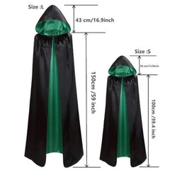 ハロウィーン死神コスプレ二重タイプ赤黒マント吸血鬼キャラクターが子供マントスポットを演じる