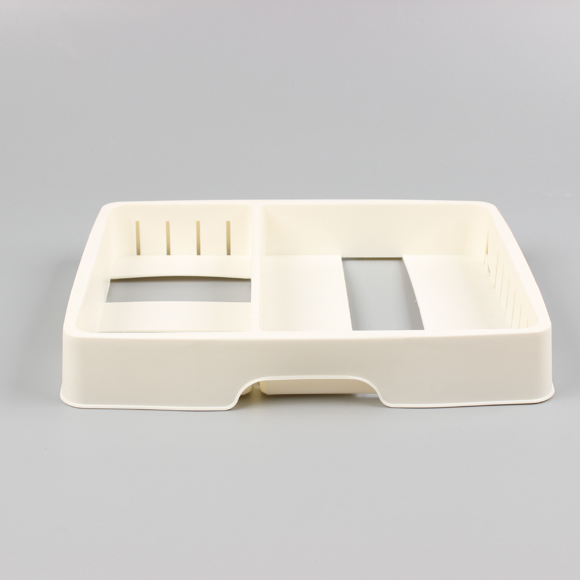 Tapa de plástico de una sola capa estante de almacenamiento bandeja de plato bandeja de almacenamiento contenedor tapa de mantenimiento fresco estante de almacenamiento tapa de la cocina organizador