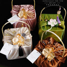 伴手礼女伴娘结婚礼盒空盒子实用礼物婚礼包装盒手提篮子袋子