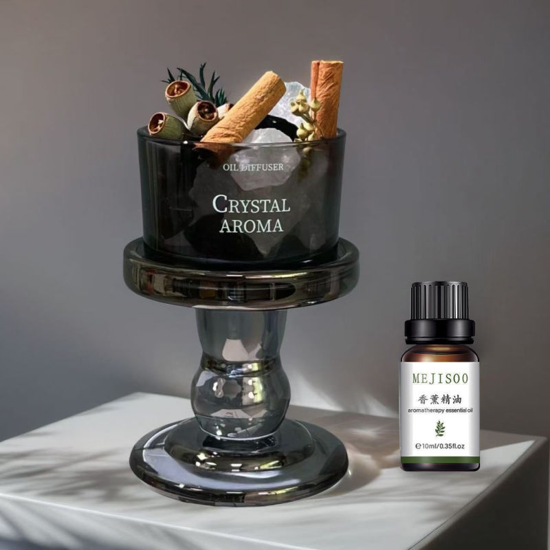 定制高颜值玻璃蜡烛杯无火香薰烛台家用装饰摆件玻璃加厚蜡烛杯子|undefined