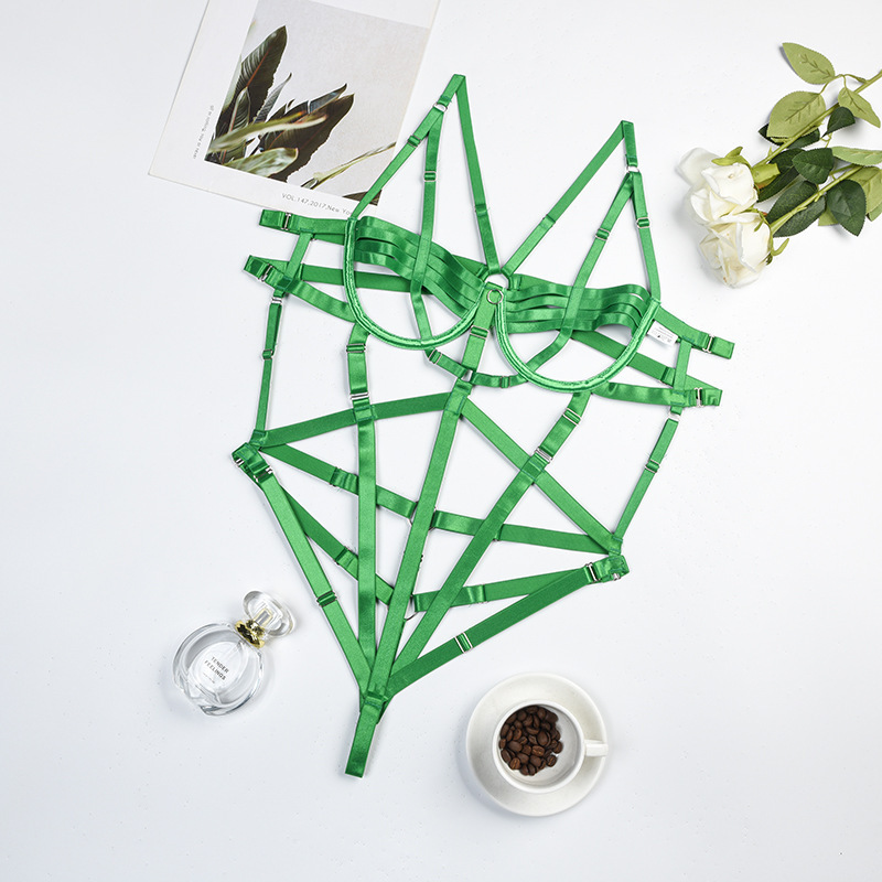 Ropa de mujer de moda popular europea y americana Amazon suministro transfronterizo nuevo complejo artesanal costura cruzada sexy mono