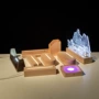 实木发光亚克力3d底座