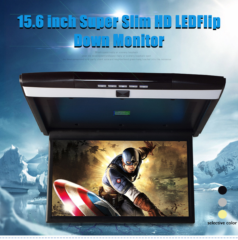 Direct sale 17.3 rear-seat monitor 17.3inch ceiling-mounted Android monitor 17.3inch ceiling-mounted MP5 monitor