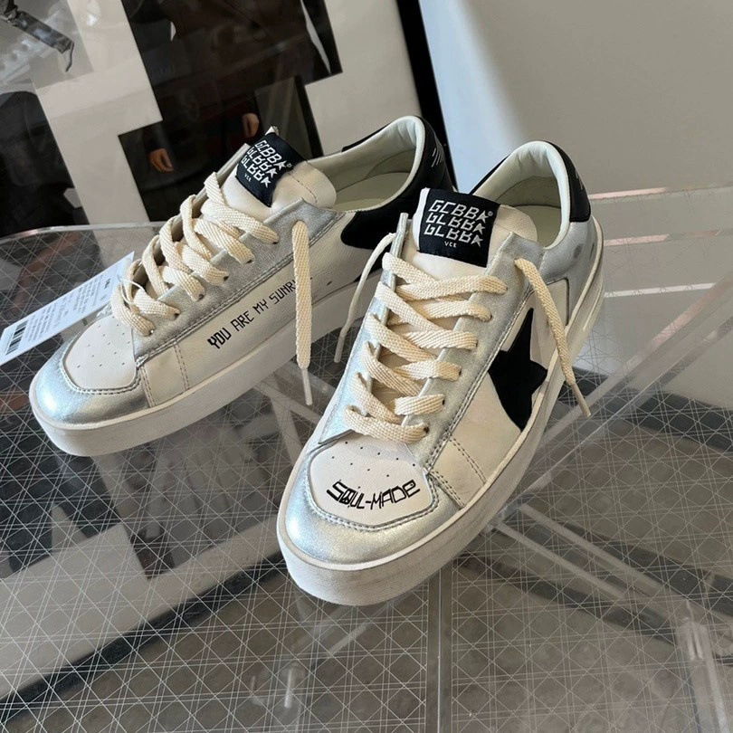 Ding version of dirty shoes, increased casual sneakers, lace-up white shoes, old stars, small dirty shoes, women's trendy and versatile shoes