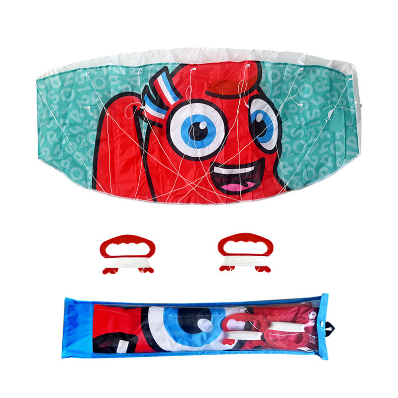 Comercio exterior suave doble línea paraguas cometas transfronterizas explosión Amazon paraguas eléctricos cometas paracaídas acrobacias paraguas cometas