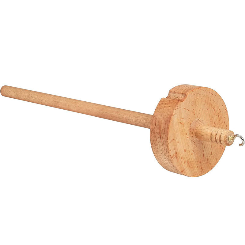 Drop spindle en husillo de madera Drop Shuttle hilo textil herramienta de torsión mano herramienta de hilo mezclado